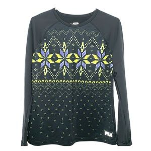 CLOSING- SEND OFFERS Fila black green top gym